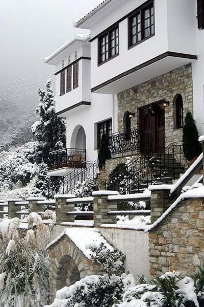 Hotel Petrino Makrinítsa Exterior foto